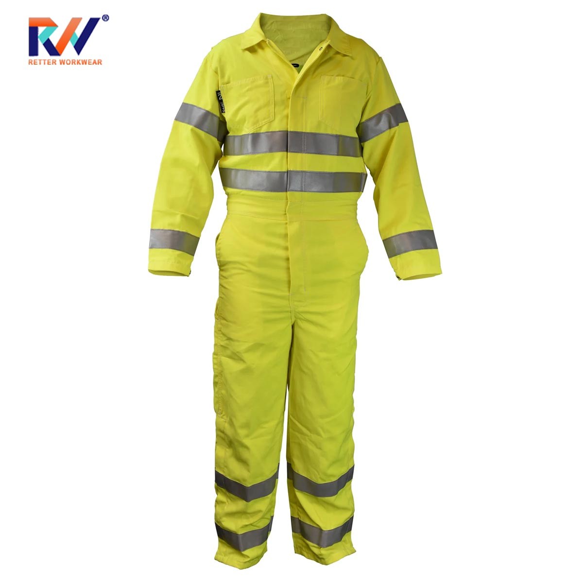 Modacrylic IFR Coveralls with Cotton & Anti-Static Protection for Oil, Gas & Industrial Use