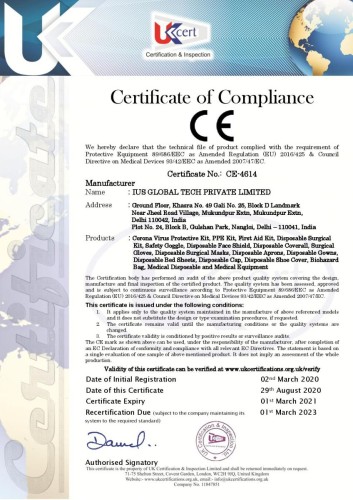 Certificate of Compliance