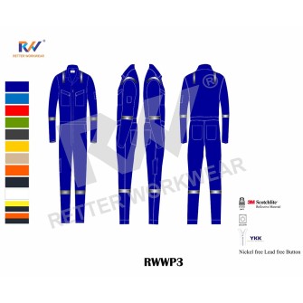 Coverall Premium Navy Blue RWWP3 Manufacturers, Suppliers, Exporters in Brunei