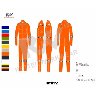 Coverall Premium Orange RWWP2 Manufacturers, Suppliers, Exporters in Brunei